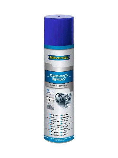 Полироль для пластмасс RAVENOL Cockpit-Spray (0,4л)