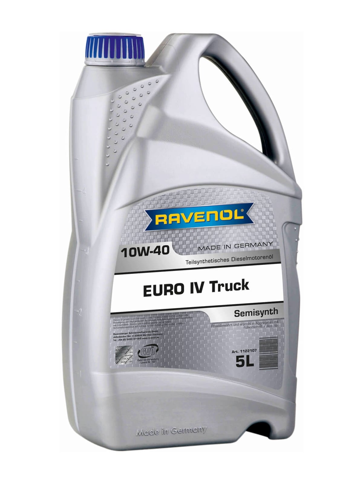 Моторное масло RAVENOL Euro IV Truck SAE 10W-40 (5л)