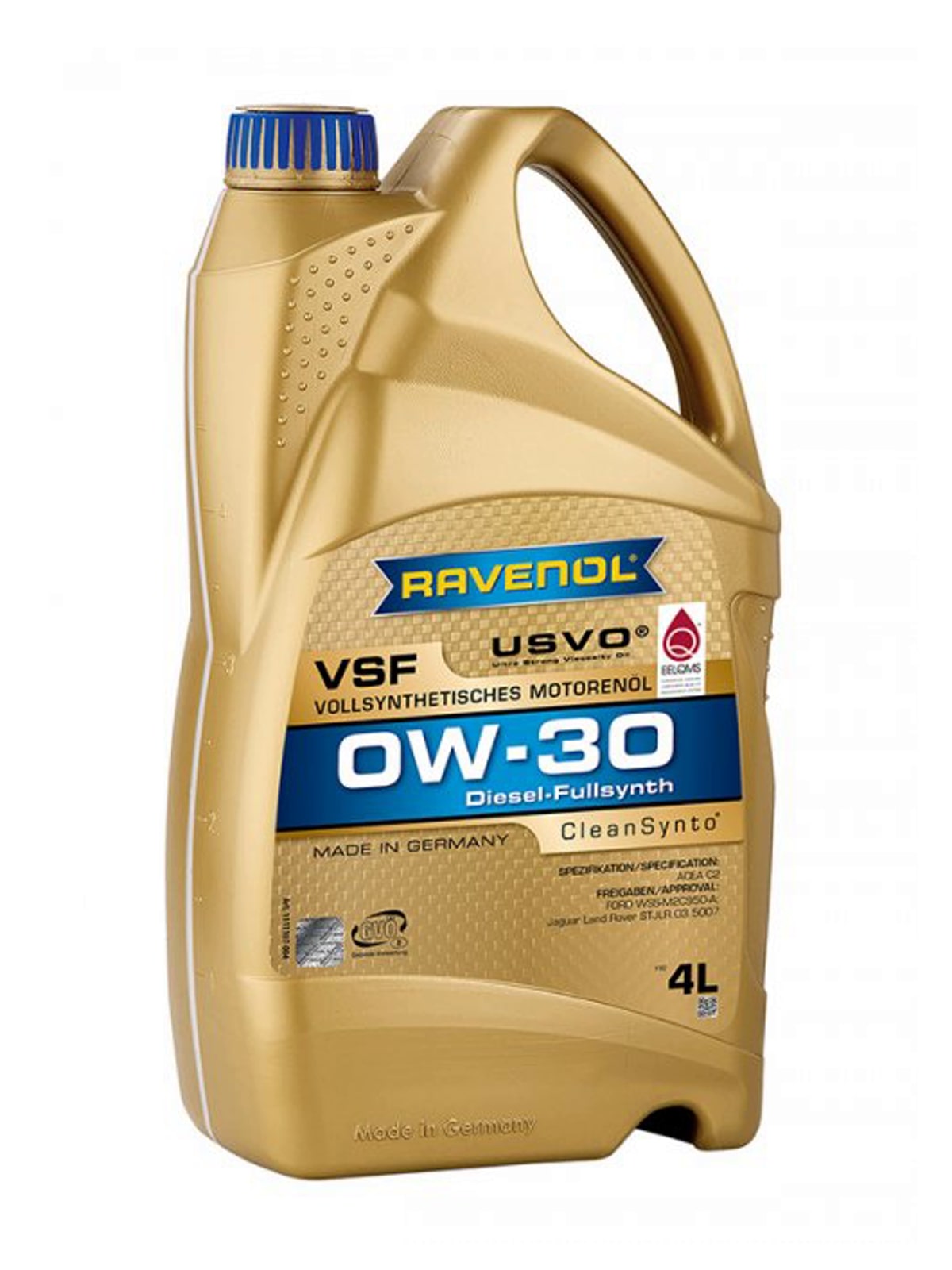 Моторное масло RAVENOL VSF SAE 0W-30 купить в официальном интернет-магазине  Равенол | синтетическое масло на основе полиальфаолефинов (ПАО) для  легковых дизельных моторов с и без турбонаддува и прямым впрыском -  OIL-CENTR