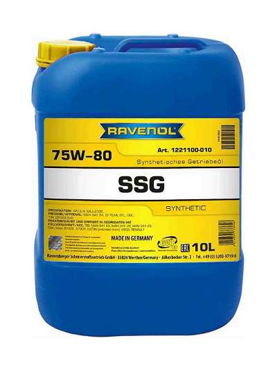Трансмиссионное масло RAVENOL SSG SAE 75W-80 (10л)