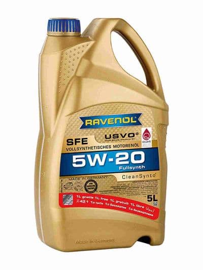 Моторное масло RAVENOL SFE SAE 5W-20 акция (4+1л)