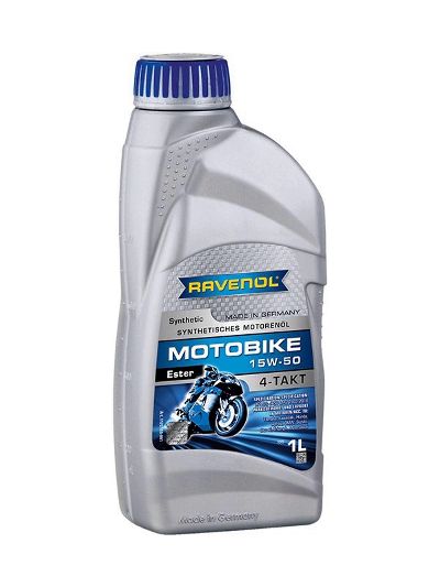 Моторное масло RAVENOL Motobike 4-T Ester SAE 15W-50 (1л)