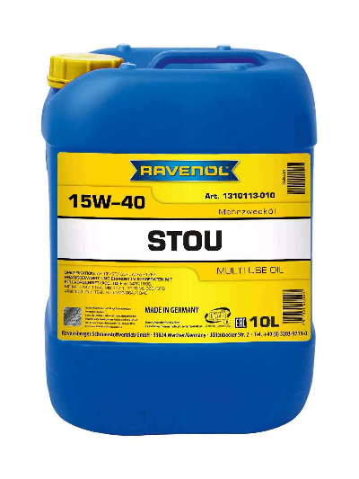 Трансмиссионное масло RAVENOL STOU SAE 15W-40 (10л)