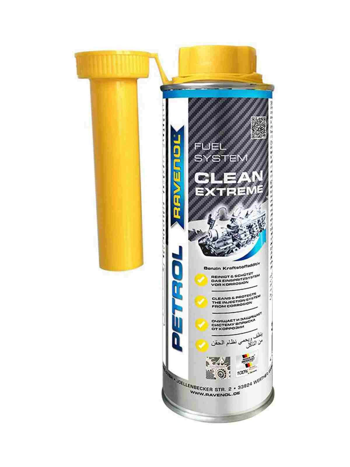 Присадка-очиститель топливной системы бензиновых двигателей RAVENOL Petrol Clean Extreme
