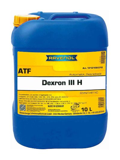 Трансмиссионное масло RAVENOL ATF Dexron III H (10л)