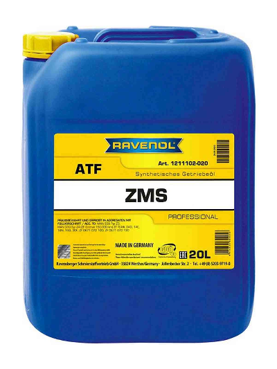 Трансмиссионное масло RAVENOL ATF ZMS (20л)
