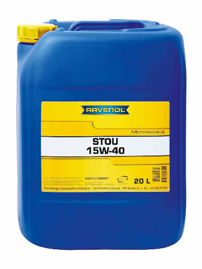 Трансмиссионное масло RAVENOL STOU SAE 15W-40 (20л)