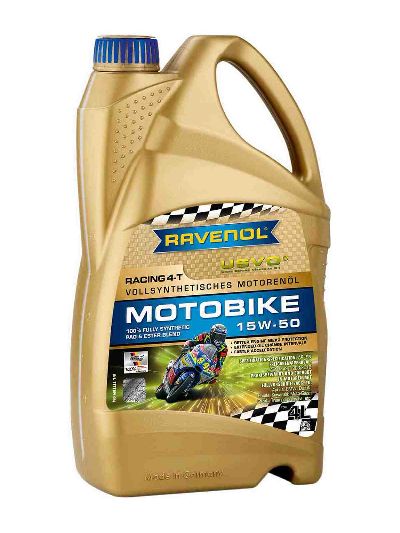 Моторное масло RAVENOL Racing 4-T Motobike SAE 15W-50 (4л)