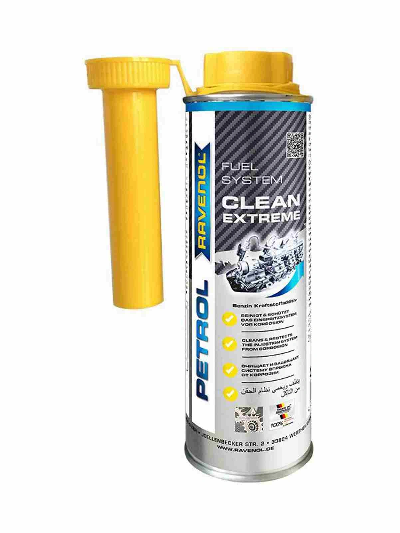 Присадка-очиститель топливной системы бензиновых двигателей RAVENOL Petrol Clean Extreme (0,3л)