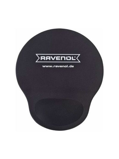 Коврик для компьютерной мыши с подушкой под запястье RAVENOL (Чёрный)