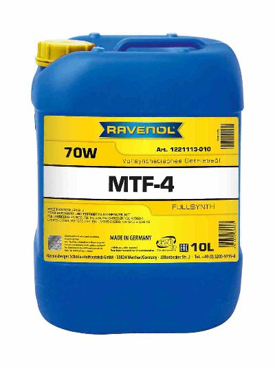 Трансмиссионное масло RAVENOL MTF-4 SAE 70W (10л)