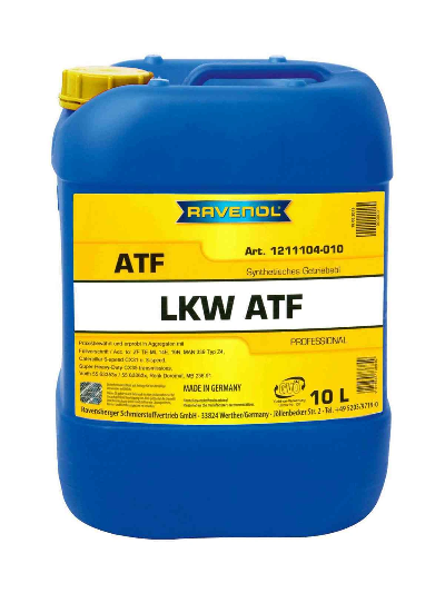 Трансмиссионное масло RAVENOL LKW ATF Synthetik (10л)
