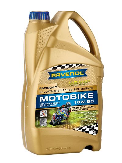 Моторное масло RAVENOL Racing 4-T Motobike SAE 10W-50 (4л)