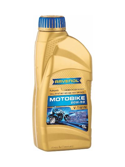 Моторное масло RAVENOL Motobike V-Twin SAE 20W-50 Fullsynth. (1л)