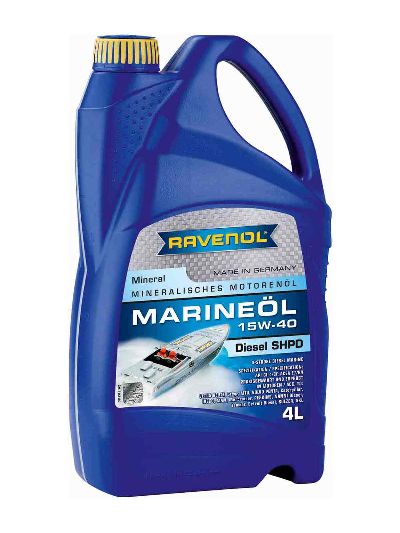 Моторное масло RAVENOL Marineoil Diesel SHPD SAE 15W-40 (4л)