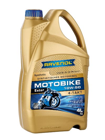 Моторное масло RAVENOL Motobike 4-T Ester SAE 10W-50 (4л)