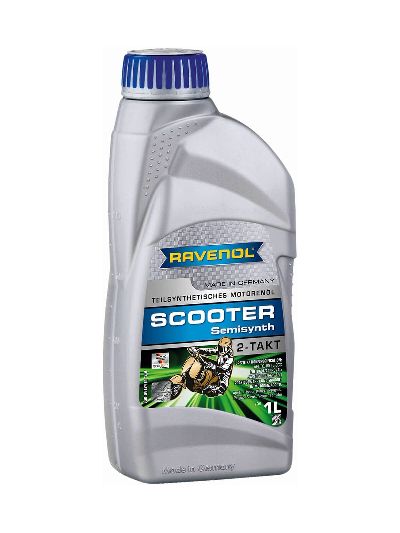 Моторное масло RAVENOL Scooter 2-Takt Teilsynth. (1л)