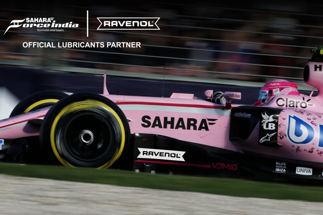 RAVENOL и Sahara Force India F1 объявили о сотрудничестве