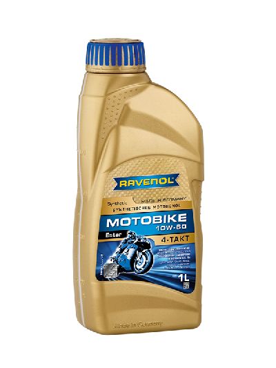 Моторное масло RAVENOL Motobike 4-T Ester SAE 10W-60 (1л)
