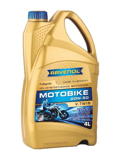Моторное масло RAVENOL Motobike V-Twin SAE 20W-50 Fullsynth. (4л)