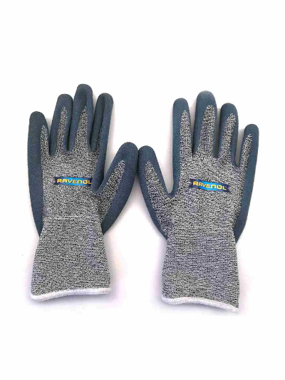 Перчатки резиновые с логотипом RAVENOL (Серый)