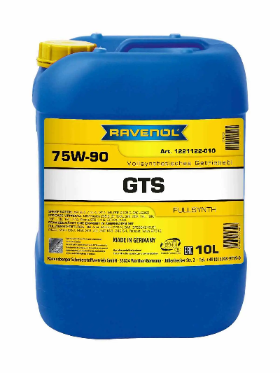 Трансмиссионное масло RAVENOL GTS SAE 75W-90 (10л)