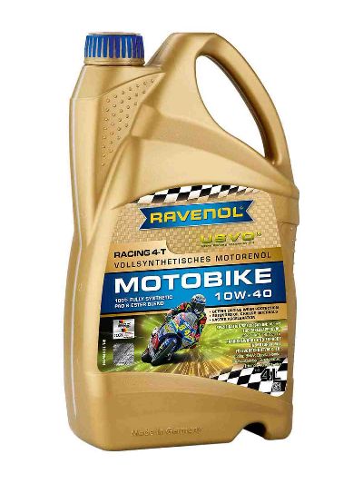 Моторное масло RAVENOL Racing 4-T Motobike SAE 10W-40 (4л)