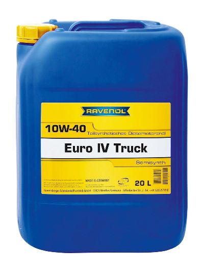 Моторное масло RAVENOL Euro IV Truck SAE 10W-40 (20л)