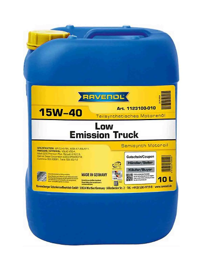 Моторное масло RAVENOL LET SAE 15W-40 (10л)