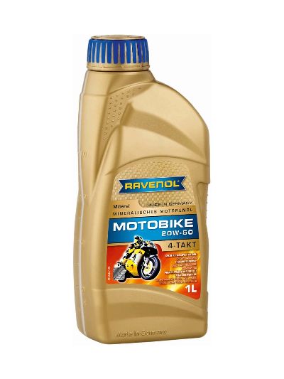 Моторное масло RAVENOL Motobike 4-T Mineral SAE 20W-50 (1л)