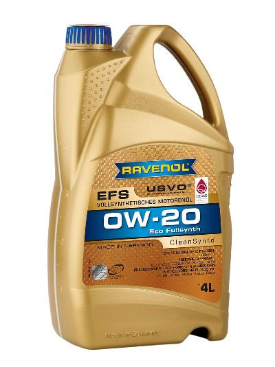 Моторное масло RAVENOL EFS SAE 0W-20 (4л)