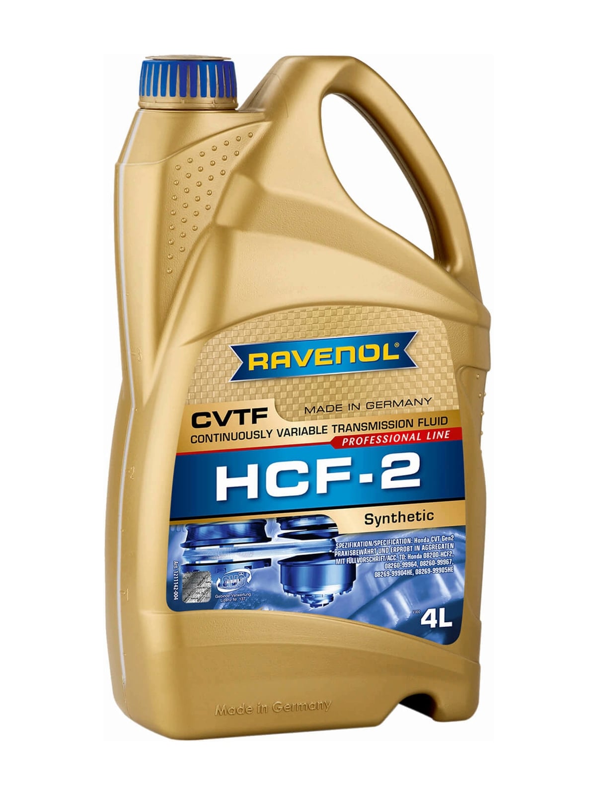 Трансмиссионное масло RAVENOL CVT HCF-2 Fluid для вариатора Honda (Хонда)  купить в официальном магазине с доставкой по России - OIL-CENTR